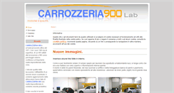 Desktop Screenshot of carrozzeria900.it
